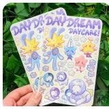 20pk Daydream Daycare Vinyl Sticker Sheet