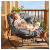 Wrought Iron Rocking Chair