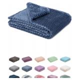 3pk Fuzzy Baby Blanket 28x40in