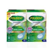 204ct Polident Rapid Clean Dental Tablets