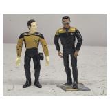 2pc Vintage Action Figures: Data & Geordi La Forge