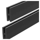 6pc. Black Vinyl Lattice Divider 4ft