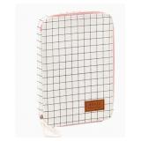 Canvas Zippered Organizer 9.8x6.7x1in