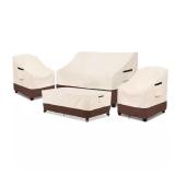 4pc Patio Assorted Furniture Cover Set