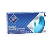 1000ct LG Safety Zone ProGuard Blue Nitrile Gloves