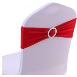 100pcs Stretch Chair Bands with Buckle