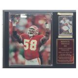 Kansas Chiefs #58 Derrick Thomas Plaque 15x12in