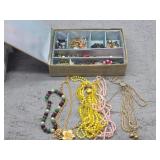 Vintage Box of Costume Jewelry