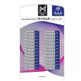 48ct AAA Alkaline Batteries Member's Mark