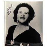 Singer Kate Smith Signed Photo