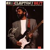 Eric Clapton signed music book
