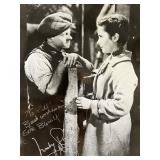 Mickey Rooney signed photo