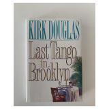 Kirk Douglas Last Tango in Brooklyn signed book