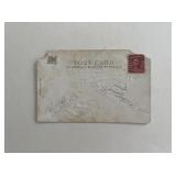 Olympian and NFL Star Jim Thorpe signed post card