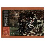 Walter Payton signed football card collage....