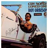 Roy Orbison signed Cry Softly Lonely One album