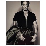 Johnny Depp signed photo