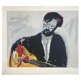 Eric Clapton limited edition silkscreen print