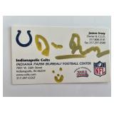 Indianapolis Colts  CEO Jim Irsay signed...