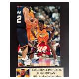 Kobe Bryant signed photo