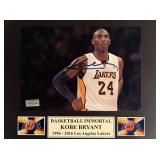 Kobe Bryant signed photo
