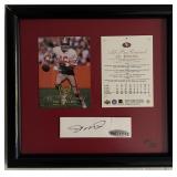 Joe Montana signature collage.  Upper Deck...