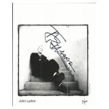 Johnny Rotten John Lydon signed photo