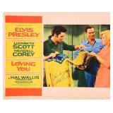 Elvis Presley signed lobby card