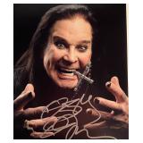 Ozzy Osbourne signed photo