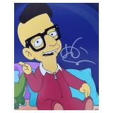 The Simpsons Jeff Goldblum signed photo