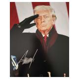 47th US President Donald Trump signed photo