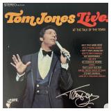 Tom Jones signed 'Live! At the Talk of the...