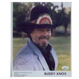 Singer Buddy Knox signed photo. JSA Authenticated