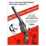 Colt's 'Officer Model's Special' Reprint Gun ad