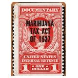 'Marihuana Tax Act of 1937' Reprint $1 Stamp...