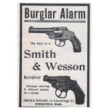 Smith & Wesson Reprint vintage ad