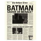 Batman The Dark Knight Gotham Times print