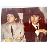 Paul McCartney and George Harrison vintage photo