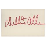 Fame Debbie Allen original signature