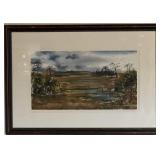 1987 Louis Archambault Original Watercolor '...
