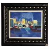 Modern Harbor Scene Limited Edition Print '...