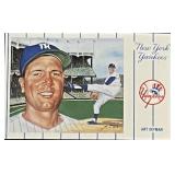 1961 New York Yankees Team Art Ditmar Postcard...