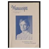 Manuscripts Ida McKinleys Rare First Lady...
