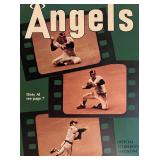 California Angels 1973 Scorebook Magazine. 8x11...