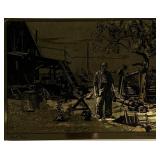 Lionel Barrymore print. 6x8 inches
