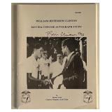 William Jefferson Clinton Concise Autograph Study