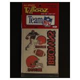 Vintage 1992 NFL Cleveland Browns Tattoos