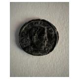 Bronze Roman coin circa 370 AD. 1 inch