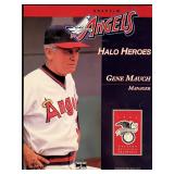 Manager Gene Mauch Anaheim Angels Halo Heroes...