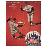 NY Mets 1968 Program. 8x11 inches